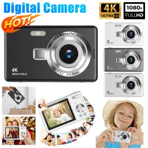 4K 96MP Vlogging Camera with 16X Zoom