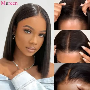 Glueless Straight Bob Human Hair Wig