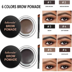 Long-Lasting Waterproof Eyebrow Pomade Gel