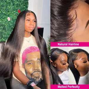 30 Inch Bone Straight Wig